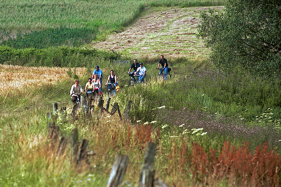 Unterwegs mit dem Drahtesel © M. Münch